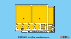 画像2: DEF.MODEL[DE35026]1/35 WWII ロシア/ソ連 ロシア戦車用外部燃料タンクセット(各社1/35用)
