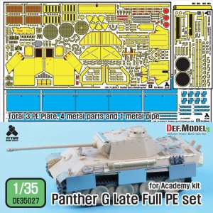 画像1: DEF.MODEL[DE35027]1/35 WWII 独 パンサーG型エッチングパーツフルディテールアップセット(1/35各社パンサーG型対応) (1)