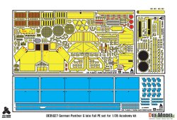画像2: DEF.MODEL[DE35027]1/35 WWII 独 パンサーG型エッチングパーツフルディテールアップセット(1/35各社パンサーG型対応)