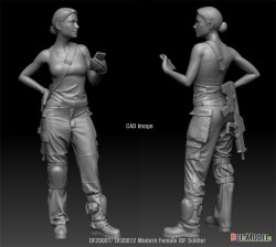画像2: DEF.MODEL[DF20001]1/20 イスラエル女性兵士(現用)