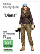 DEF.MODEL[DF24003]1/24 現用 女性報道写真家「ダイアナ」