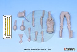 画像2: DEF.MODEL[DF24003]1/24 現用 女性報道写真家「ダイアナ」