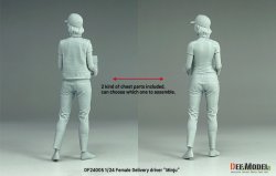 画像5: DEF.MODEL[DF24005]1/24 現用 女性配送ドライバー"ミンジュ"
