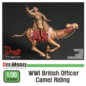 画像1: DEF.MODEL[DF35006]1/35 WWI ラクダに跨乗した英軍将校 (1)
