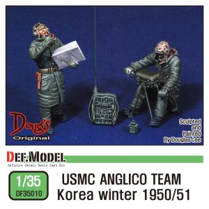 画像1: DEF.MODEL[DF35010]1/35 米海兵隊 火力支援連絡班セット 朝鮮戦争1950-51 冬季防寒服 (1)