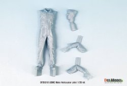 画像3: DEF.MODEL[DF35018]1/35 現用 米海兵隊 USMC ヘリコプターパイロット男性モデル(立像)