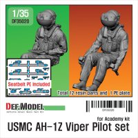 DEF.MODEL[DF35020]1/35 現用 米海兵隊 USMC AH-1Zバイパー パイロット&ガンナーセット(着座姿勢)