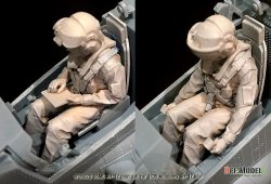 画像6: DEF.MODEL[DF35020]1/35 現用 米海兵隊 USMC AH-1Zバイパー パイロット&ガンナーセット(着座姿勢)