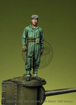 画像3: DEF.MODEL[DF35022]1/35 WWII 米 アメリカ戦車搭乗員 サハラ1943 ベース付