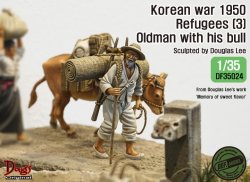 画像2: DEF.MODEL[DF35024]1/35 朝鮮戦争 難民(3) 避難する老人と雄牛 朝鮮戦争1950