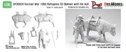 画像8: DEF.MODEL[DF35024]1/35 朝鮮戦争 難民(3) 避難する老人と雄牛 朝鮮戦争1950