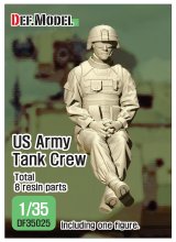 DEF.MODEL[DF35025]1/35 現用 米陸軍戦車搭乗員(1) 休息中の戦車兵