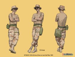 画像6: DEF.MODEL[DF35031]1/35 現用 アメリカ陸軍兵士 小休止する運転士 湾岸戦争1991