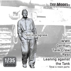 画像1: DEF.MODEL[DF35035]1/35 WWII ドイツ 休息中のタイガーI戦車兵