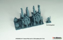 画像2: DEF.MODEL[DF35038]1/35 現用 アメリカ海兵隊 UH-1Yヴェノム パイロットセット(2体入 アカデミー用)