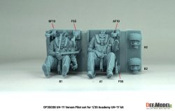 画像3: DEF.MODEL[DF35038]1/35 現用 アメリカ海兵隊 UH-1Yヴェノム パイロットセット(2体入 アカデミー用)