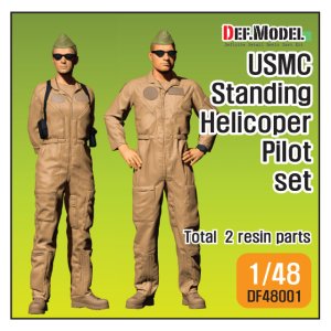 画像1: DEF.MODEL[DF48001]1/48 現用 米海兵隊 USMC AH-1Zバイパーパイロットセット(立像) (1)