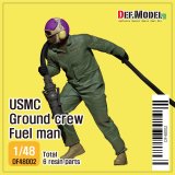 DEF.MODEL[DF48002]1/48 現用 アメリカ海兵隊地上要員 フュールメン(3Dプリンター製給油ノズル付)