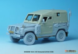 画像2: DEF.MODEL[DK35008]1/35 現用 韓国軍1/4トン小型軍用汎用車K131増加装甲仕様 フルキット