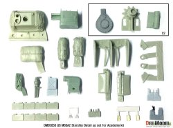 画像3: DEF.MODEL[DM35056]1/35 現用米  M60A2 ディティールセット(アカデミー用)