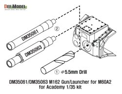 画像3: DEF.MODEL[DM35061]1/35 現用米  M60A2 金属砲身(1)(アカデミー用)