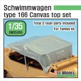 DEF.MODEL[DM35065]1/35 シュビムワーゲン Type166 幌セット(タミヤ用)