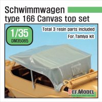 DEF.MODEL[DM35065]1/35 シュビムワーゲン Type166 幌セット(タミヤ用)