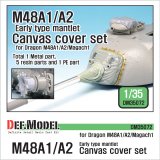 DEF.MODEL[DM35072]1/35 米/イスラエル M48A1/A2/マガフ1 初期型防盾カバーセット(DML用)