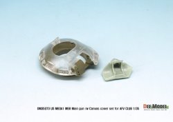 画像7: DEF.MODEL[DM35073]1/35 現用米 M68 105mm砲金属砲身(M60A1用)防盾カバー付き(AFVクラブ用)