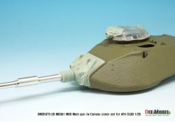 画像5: DEF.MODEL[DM35073]1/35 現用米 M68 105mm砲金属砲身(M60A1用)防盾カバー付き(AFVクラブ用)