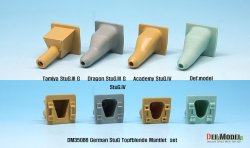 画像4: DEF.MODEL[DM35086]1/35 WWII 独 ドイツIII/IV号突撃砲/鋳造型防盾セット(アカデミー、ドラゴン、タミヤ用）