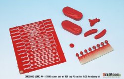 画像3: DEF.MODEL[DM35090]1/35 現用 米海兵隊 USMC AH-1Z用 FODカバー&RBFタグセット(アカデミー製1/35 AH-1Zバイパー用)