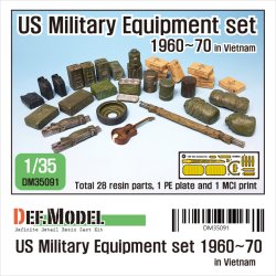 画像1: DEF.MODEL[DM35091]1/35 ベトナム戦争 米 アメリカ軍用車載装備セット1960〜70年代(1/35軍用車対応)