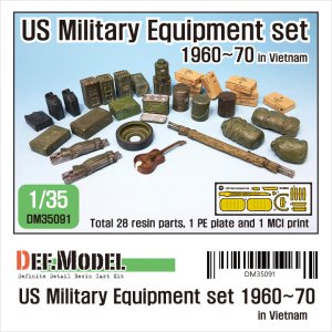 画像1: DEF.MODEL[DM35091]1/35 ベトナム戦争 米 アメリカ軍用車載装備セット1960〜70年代(1/35軍用車対応) (1)
