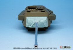 画像8: DEF.MODEL[DM35096]1/35 現用 英 センチュリオンMk.3戦車用防盾キャンバスカバーセット(AFVクラブ用)