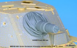 画像8: DEF.MODEL[DM35098]1/35 WWII ドイツ陸軍IV号突撃戦車ブルムベア中期/後期 主砲用キャンバスカバーセット (タミヤ/ドラゴン/アカデミー用)