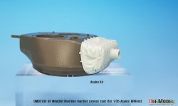 画像9: DEF.MODEL[DM35103]1/35 WWII/朝鮮戦争 米陸軍M4A3E8用防盾キャンバスカバーセット(RFM アスカモデル用）