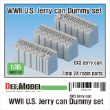 DEF.MODEL[DM35105]1/35 WWII 米陸軍用ジェリ缶セット(各社1/35ジープ用トレーラー他対応)