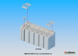 画像3: DEF.MODEL[DM35105]1/35 WWII 米陸軍用ジェリ缶セット(各社1/35ジープ用トレーラー他対応)