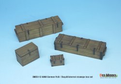画像6: DEF.MODEL[DM35113]1/35 WWII ドイツ陸軍III豪戦車/III号突撃砲用木製外箱セット(各社キット対応)