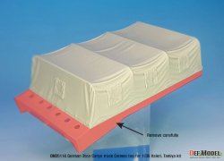画像2: DEF.MODEL[DM35114]1/35 WWII ドイツ陸軍3トンカーゴトラック用キャンパストップセット(タミヤ/イタレリ用)