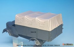 画像6: DEF.MODEL[DM35114]1/35 WWII ドイツ陸軍3トンカーゴトラック用キャンパストップセット(タミヤ/イタレリ用)