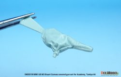 画像5: DEF.MODEL[DM35119]1/35 WWII アメリカ陸軍M3スチュアート軽戦車用銃身キャンバスカバーセット(タミヤ/アカデミー用)