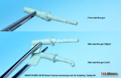 画像6: DEF.MODEL[DM35119]1/35 WWII アメリカ陸軍M3スチュアート軽戦車用銃身キャンバスカバーセット(タミヤ/アカデミー用)