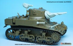 画像7: DEF.MODEL[DM35119]1/35 WWII アメリカ陸軍M3スチュアート軽戦車用銃身キャンバスカバーセット(タミヤ/アカデミー用)