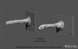 画像11: DEF.MODEL[DM35119]1/35 WWII アメリカ陸軍M3スチュアート軽戦車用銃身キャンバスカバーセット(タミヤ/アカデミー用)