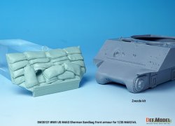 画像8: DEF.MODEL[DM35121]1/35 WWII アメリカ陸軍M4A2/A3シャーマン戦車用土のう式フロントアーマーセット(各社M4A2/A3用）
