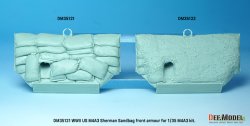 画像9: DEF.MODEL[DM35121]1/35 WWII アメリカ陸軍M4A2/A3シャーマン戦車用土のう式フロントアーマーセット(各社M4A2/A3用）