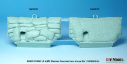 画像3: DEF.MODEL[DM35122]1/35 WWII アメリカ陸軍M4A2/A3シャーマン戦車用コンクリフロントアーマーセット(各社M4A2/A3用）