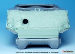 画像10: DEF.MODEL[DM35122]1/35 WWII アメリカ陸軍M4A2/A3シャーマン戦車用コンクリフロントアーマーセット(各社M4A2/A3用）